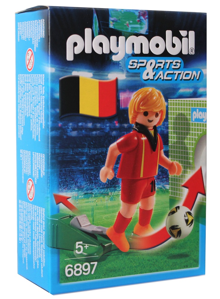 Playmobil Sports & Action soccer player figure with kick
